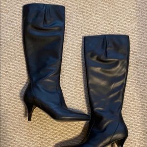 J Crew black leather boots brand new in box